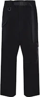 Order Y-3 Men’s Black Straight-Leg Cargo Pants with Mid-Rise and Utility Pockets H63080