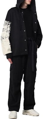 Seluar Kargo Hitam Lelaki Y-3 dengan Potongan Lurus, Mid-Rise & Poket Utiliti. H63080 Shop Seluar Kargo Hitam Lelaki Y-3 dengan Potongan Lurus, Mid-Rise & Poket Utiliti. H63080