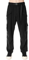 Purchase Y-3 Men’s Black Straight-Leg Cargo Pants with Mid-Rise and Utility Pockets H63080