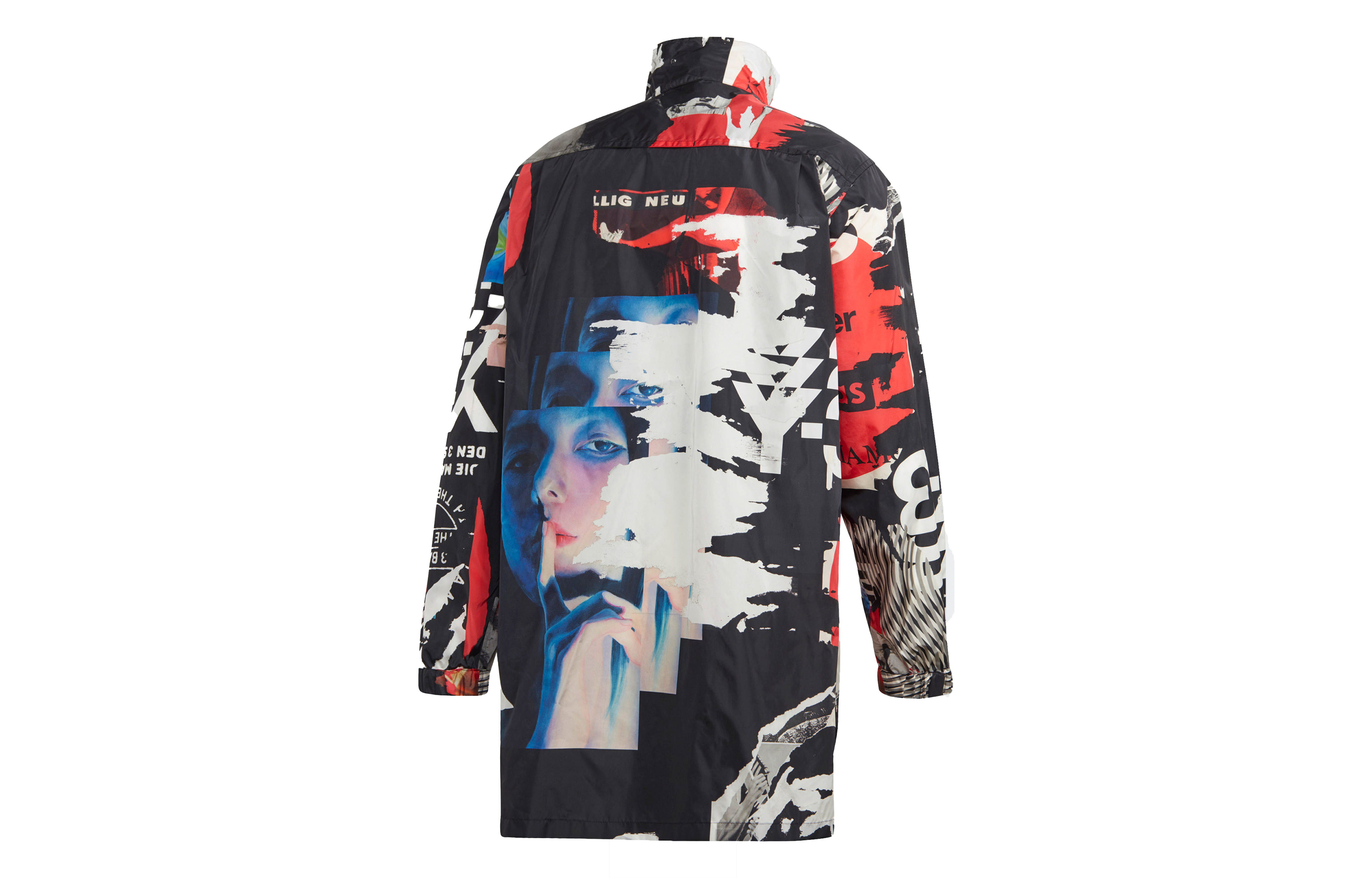 Lookbook Jaket Pria Y-3 Graffiti Print Loose Fit Multicolor. GK4375