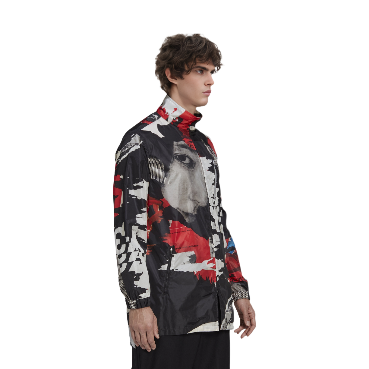 Purchase Jaket Pria Y-3 Graffiti Print Loose Fit Multicolor. GK4375
