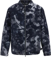 Y-3 Men’s Tie-Dye Zip-Up Collared Long Sleeve Jacket - Blue JI5646 Y-3 Men’s Tie-Dye Zip-Up Collared Long Sleeve Jacket - Blue JI5646