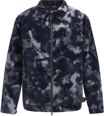 Y-3 Men’s Tie-Dye Zip-Up Collared Long Sleeve Jacket - Blue JI5646 Order Y-3 Men’s Tie-Dye Zip-Up Collared Long Sleeve Jacket - Blue JI5646
