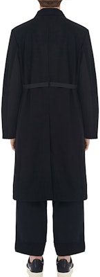 Y-3 울 코트 블랙 미드 렝스 캐주얼 스타일 GK4383 Purchase Y-3 울 코트 블랙 미드 렝스 캐주얼 스타일 GK4383