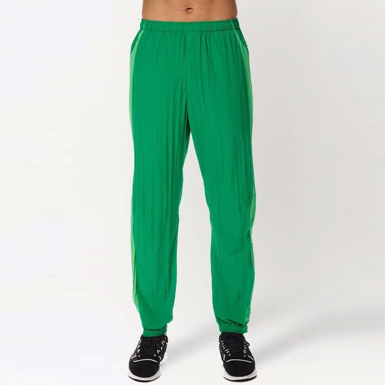 Shop Y-3 Mid-Rise Softshell Track Pants Green HH8903