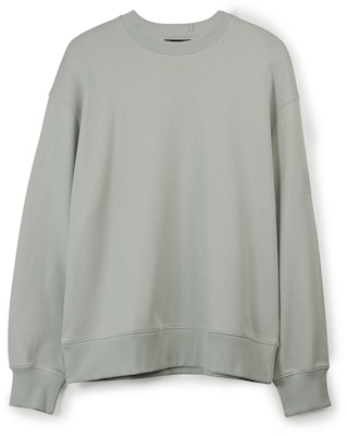 Y-3极简罗纹圆领套头衫 男女同款浅灰休闲毛衣. IP7694 Buy Y-3极简罗纹圆领套头衫 男女同款浅灰休闲毛衣. IP7694