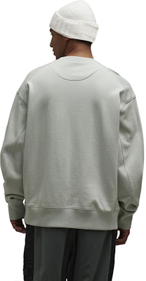 Y-3极简罗纹圆领套头衫 男女同款浅灰休闲毛衣. IP7694 Purchase Y-3极简罗纹圆领套头衫 男女同款浅灰休闲毛衣. IP7694