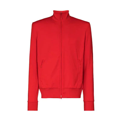 Y-3 Minimalist High-Collar Zip-Up Track Jacket Red GK4538