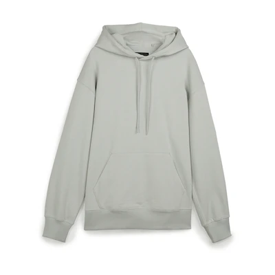 Y-3 Minimalist Hoodie Pullover Unisex Loose Fit Long Sleeve Sweatshirt Light Grey IP7699