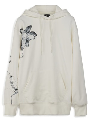 Y-3 미니멀 잉크 프린트 풀오버 스웻셔츠 화이트 IV7736 Buy Y-3 미니멀 잉크 프린트 풀오버 스웻셔츠 화이트 IV7736