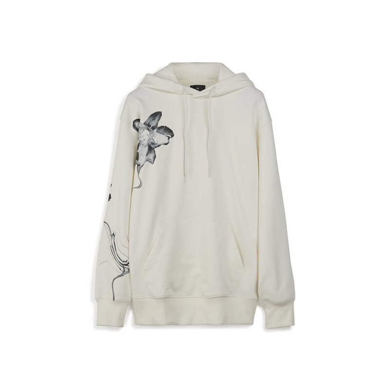 Order Y-3 미니멀 잉크 프린트 풀오버 스웻셔츠 화이트 IV7736