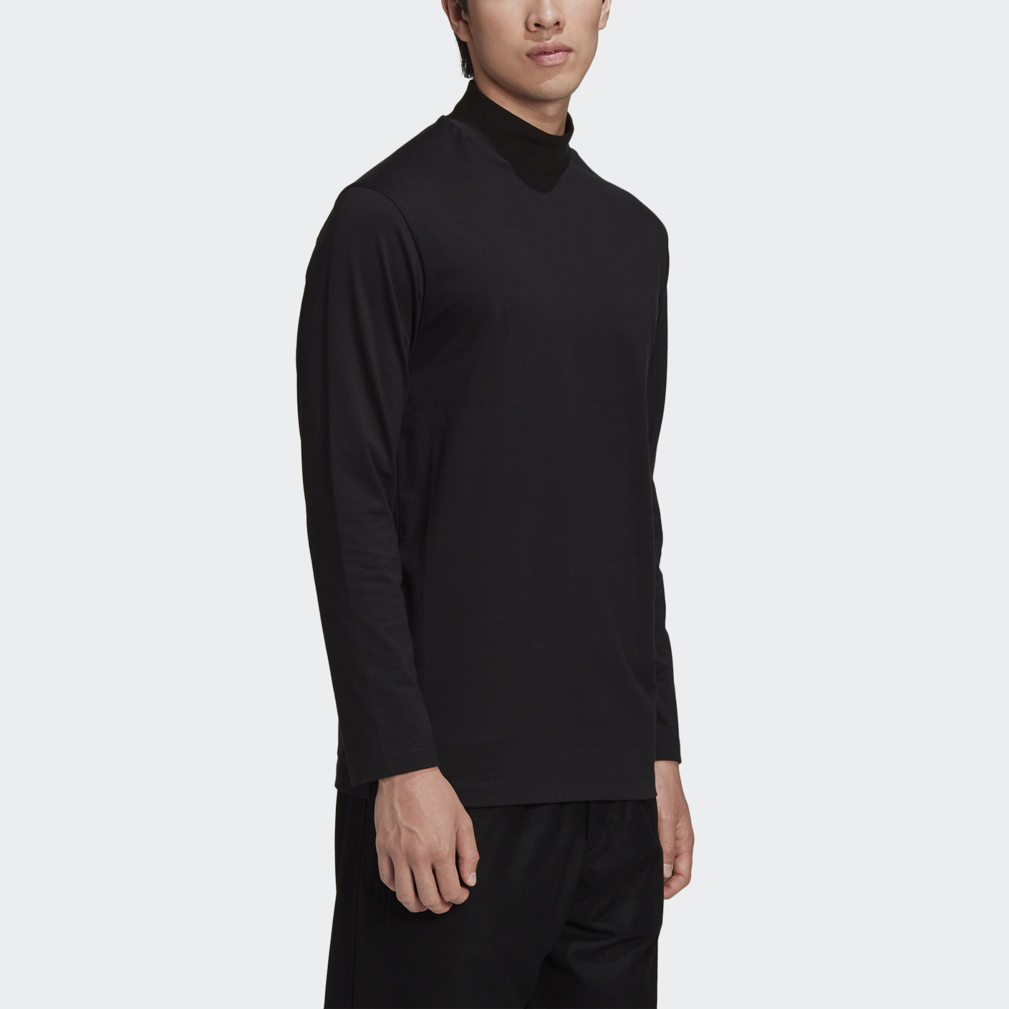 Details for Y-3 Minimalist Long Sleeve Tee - Black GK4497