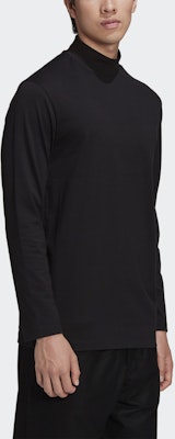 Y-3 Minimalist Long Sleeve Tee - Black GK4497 Details for Y-3 Minimalist Long Sleeve Tee - Black GK4497