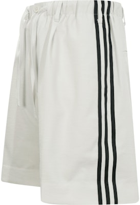 Y-3 Minimalist Mid-Waist 3-Stripes Logo Shorts Unisex Light Grey IA1665 Lookbook Y-3 Minimalist Mid-Waist 3-Stripes Logo Shorts Unisex Light Grey IA1665
