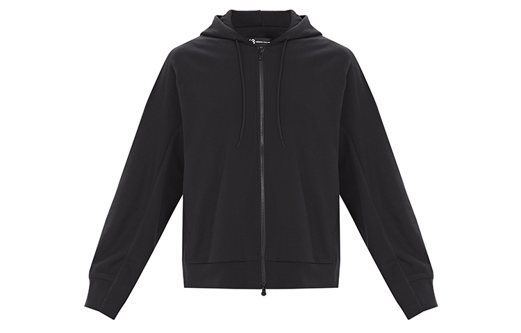 Y-3 Minimalist Relaxed Fit Zip Hoodie Jacket Men’s Black FJ0438