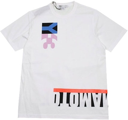 Y-3 Multi Block Graphic Tee White Unisex FN5728 Order Y-3 Multi Block Graphic Tee White Unisex FN5728