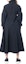 Details for Y-3 Navy Blue Embroidered Zip-Up Long Sleeve Mid-Length Dress IL2066