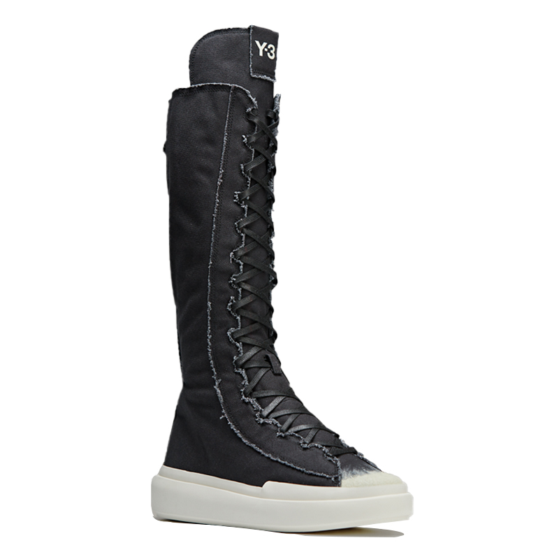 Order Y-3 Nizza High ''Schwarzes Canvas mit Reißverschluss'' IF7789