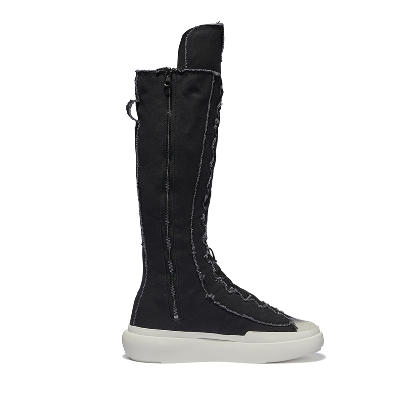 Lookbook Y-3 Nizza High ''Schwarzes Canvas mit Reißverschluss'' IF7789
