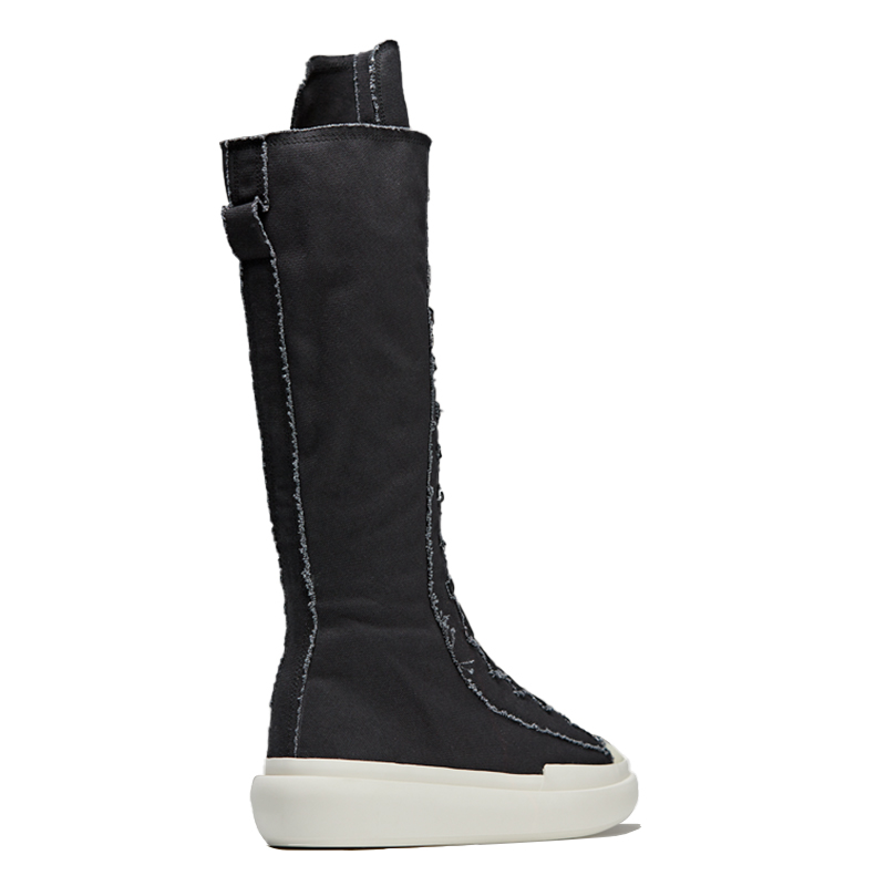 Shop Y-3 Nizza High ''Schwarzes Canvas mit Reißverschluss'' IF7789
