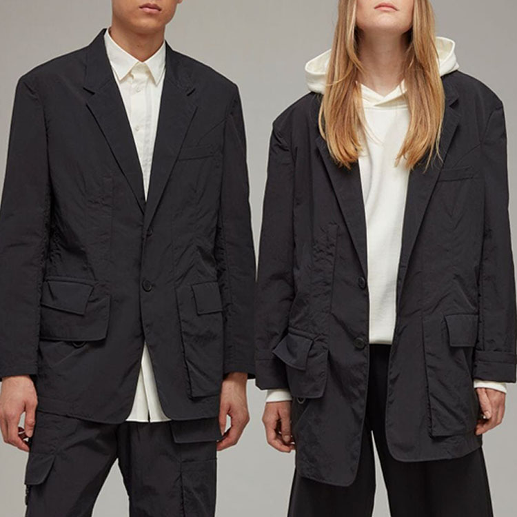 Lookbook Y-3 Nylon Crinkle Suit Jacket Unisex Black H63047