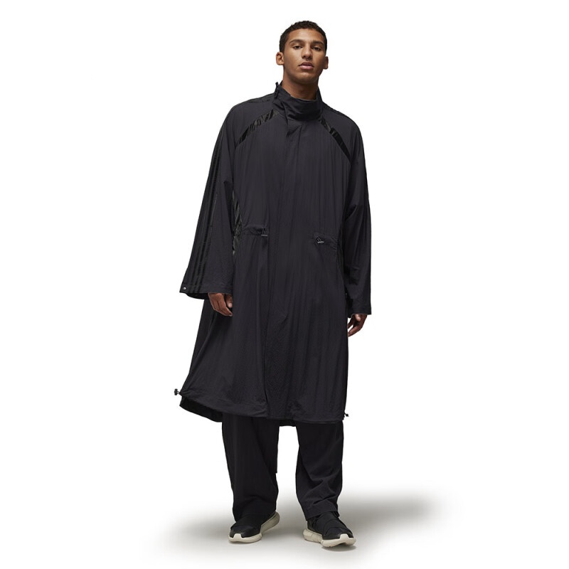 Lookbook Y-3 Nylon Parka Black Unisex Lightweight Casual Loose Fit Coat 50-IV5656