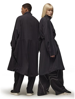 Y-3 Nylon Parka Black Unisex Lightweight Casual Loose Fit Coat 50-IV5656 Details for Y-3 Nylon Parka Black Unisex Lightweight Casual Loose Fit Coat 50-IV5656