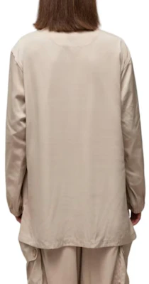 Sobrecamisa Beige de Nylon Twill Y-3 Cuello Semi-Alto Chaqueta Suelta. IV8022 Purchase Sobrecamisa Beige de Nylon Twill Y-3 Cuello Semi-Alto Chaqueta Suelta. IV8022