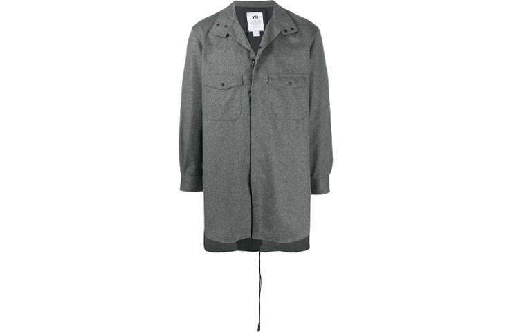 Y-3 Oversized Collared Long Sleeve Jacket GK4571