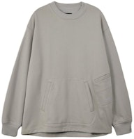 Y-3 Oversized Crewneck Drop Shoulder Long Sleeve Sweatshirt Unisex Grey IV5626 Y-3 Oversized Crewneck Drop Shoulder Long Sleeve Sweatshirt Unisex Grey IV5626