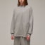 Lookbook Y-3 オーバーサイズ クルーネック ドロップショルダー 長袖スウェット ユニセックス グレー IV5626