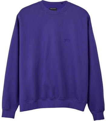 Y-3 寬鬆圓領長袖男女款運動衫 學院紫色款式。 JD9801 Order Y-3 寬鬆圓領長袖男女款運動衫 學院紫色款式。 JD9801