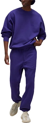 Y-3 寬鬆圓領長袖男女款運動衫 學院紫色款式。 JD9801 Shop Y-3 寬鬆圓領長袖男女款運動衫 學院紫色款式。 JD9801