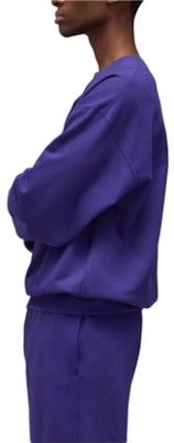 Y-3 寬鬆圓領長袖男女款運動衫 學院紫色款式。 JD9801 Purchase Y-3 寬鬆圓領長袖男女款運動衫 學院紫色款式。 JD9801