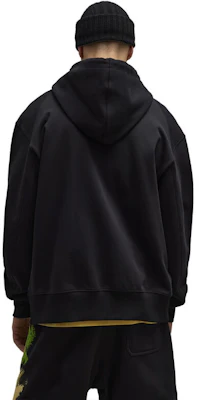 Y-3 Hoodie Oversized Hitam dengan Motif Graffiti Brushstroke IP5580 Shop Y-3 Hoodie Oversized Hitam dengan Motif Graffiti Brushstroke IP5580