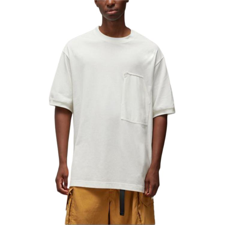 Lookbook Y-3 Patchwork Crewneck Oversized T-Shirt Unisex Putih IZ3127