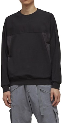 Y-3 拼接圆领卫衣 男女款 - 黑色 H63029 Shop Y-3 拼接圆领卫衣 男女款 - 黑色 H63029