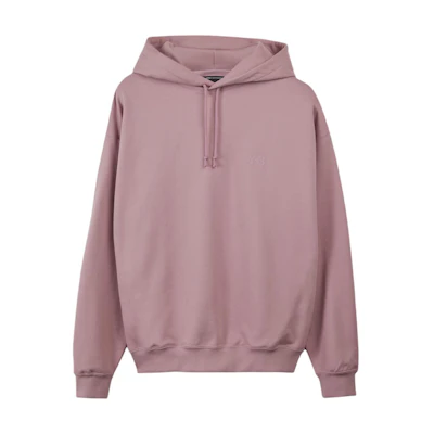 Y-3 Pink Oversized Hoodie Unisex Pullover with Drawstring. JD9819