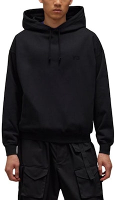 Y-3 Plain Drawstring Long Sleeve Hoodie Black. IW0078 Purchase Y-3 Plain Drawstring Long Sleeve Hoodie Black. IW0078