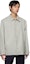 Shop Y-3 Plain White Button-Up Long-Sleeve Jacket for Men JF6698