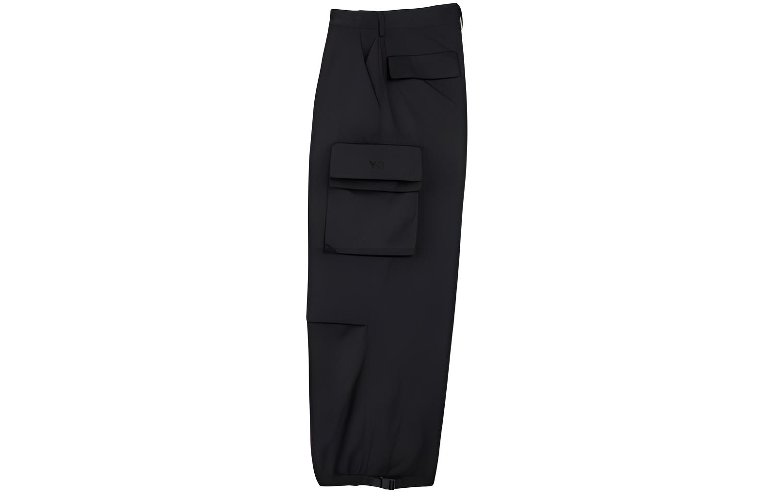 Y-3 Pocket Elastic Waist Straight-Leg Pants Unisex - Black IN4399