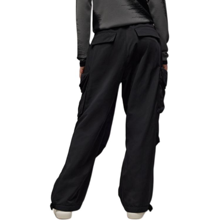 Shop Pantalones Negros Unisex Y-3 Bolsillo Cintura Elástica Pierna Recta. IN4399
