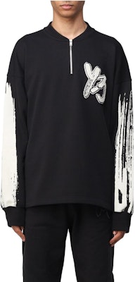 Y-3 印花半拉链长袖卫衣 男女同款 H44807 Shop Y-3 印花半拉链长袖卫衣 男女同款 H44807