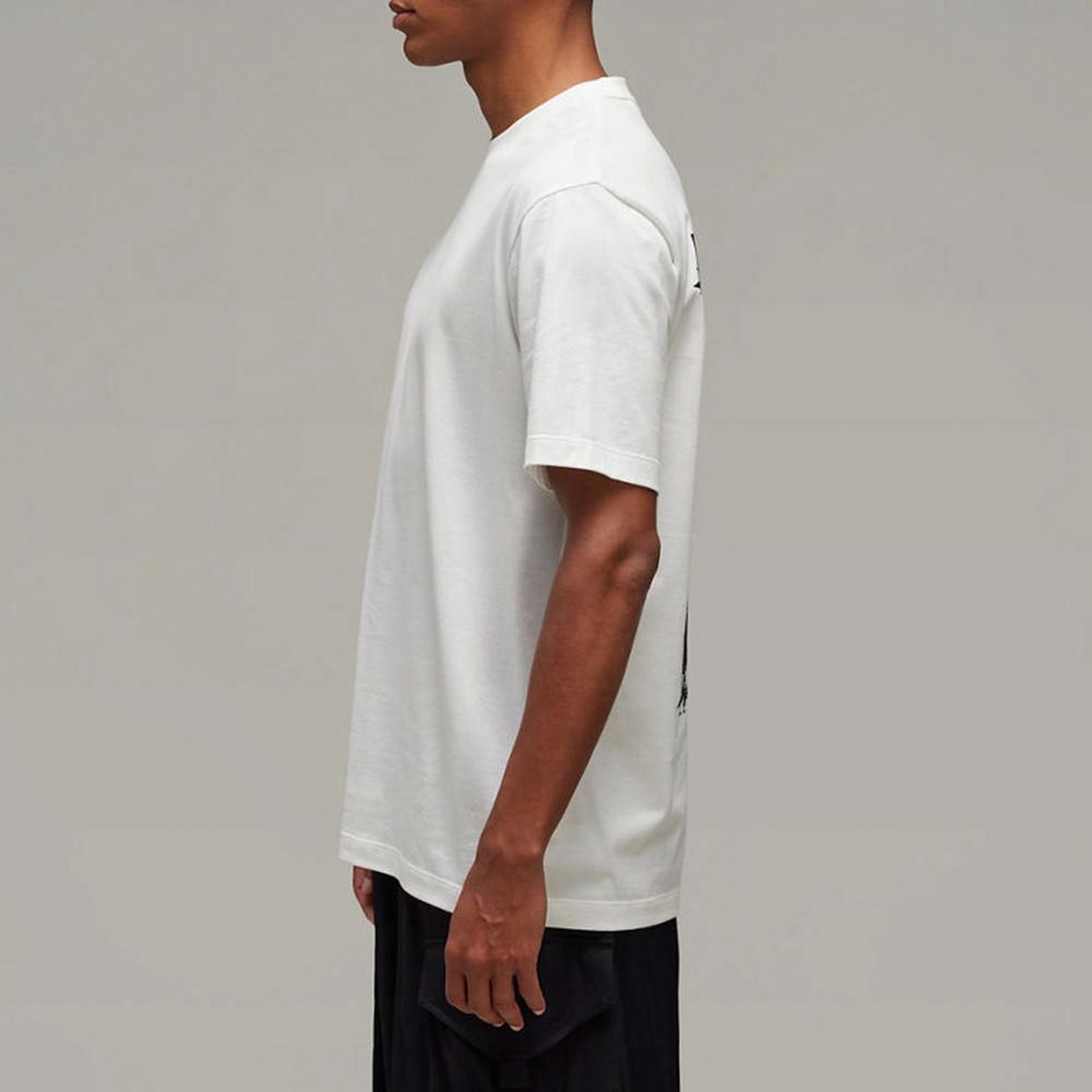 Shop Y-3 Printed Loose Fit Unisex Crew Neck Short Sleeve T-Shirt JM7815