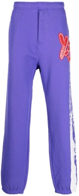 Y-3 Seluar Jogger Lelaki Logo Ungu Mid-Waist. IA3100 Order Y-3 Seluar Jogger Lelaki Logo Ungu Mid-Waist. IA3100