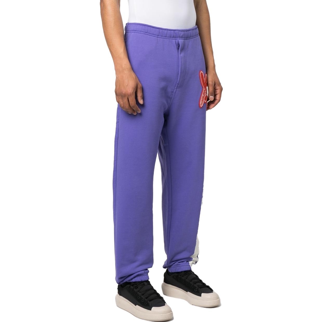 Purchase Y-3 Seluar Jogger Lelaki Logo Ungu Mid-Waist. IA3100