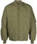 Buy Chaqueta Bomber Verde Oliva Acolchada Y-3 de Manga Larga con Cierre. HT4478