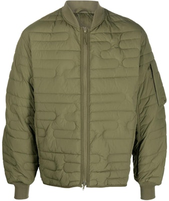 Chaqueta Bomber Verde Oliva Acolchada Y-3 de Manga Larga con Cierre. HT4478 Order Chaqueta Bomber Verde Oliva Acolchada Y-3 de Manga Larga con Cierre. HT4478