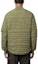 Shop Chaqueta Bomber Verde Oliva Acolchada Y-3 de Manga Larga con Cierre. HT4478