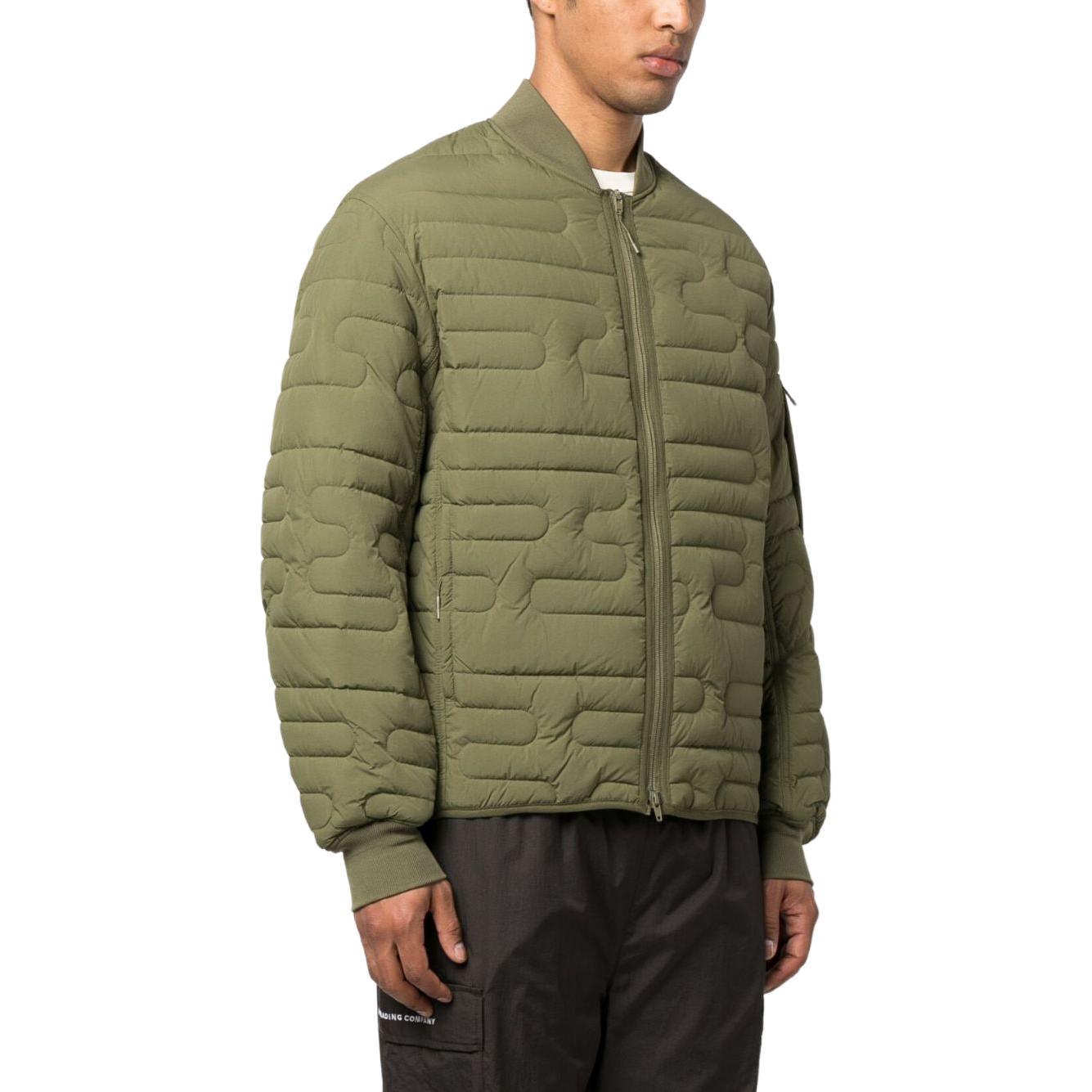 Purchase Chaqueta Bomber Verde Oliva Acolchada Y-3 de Manga Larga con Cierre. HT4478